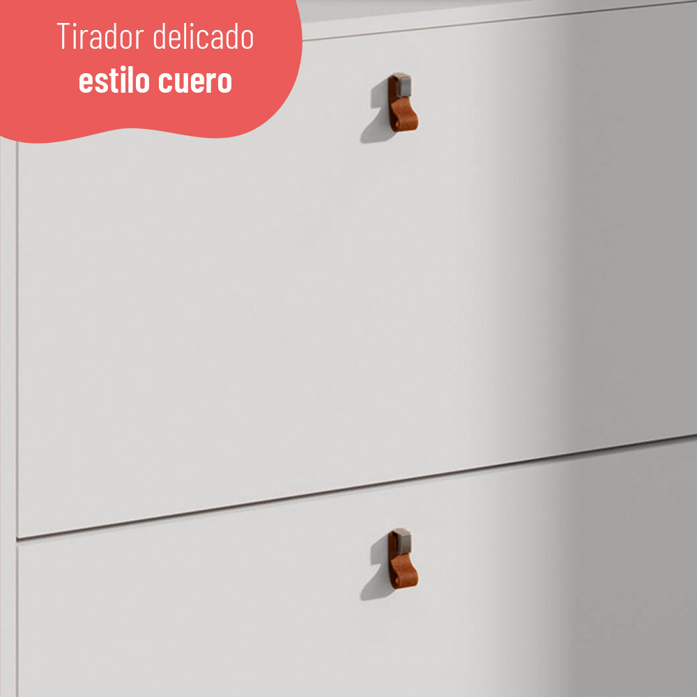 Zapatero Versa 2 Puertas Blanco