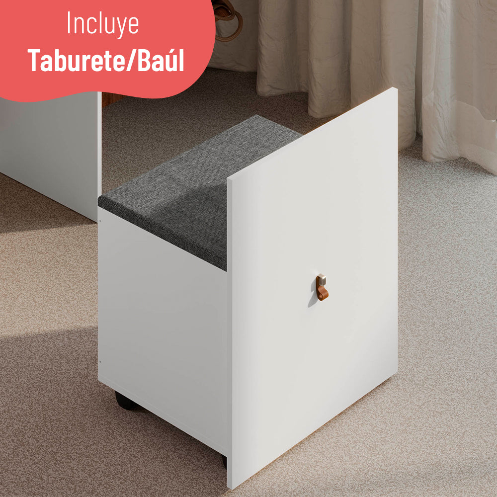 Tocador Compacto Versa Blanco