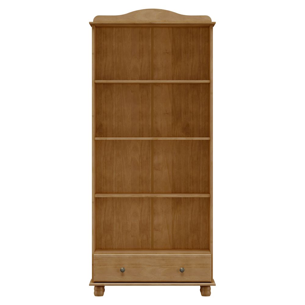 Vitrina Santa Fé 2 Puertas + 1 Cajón Nogal
