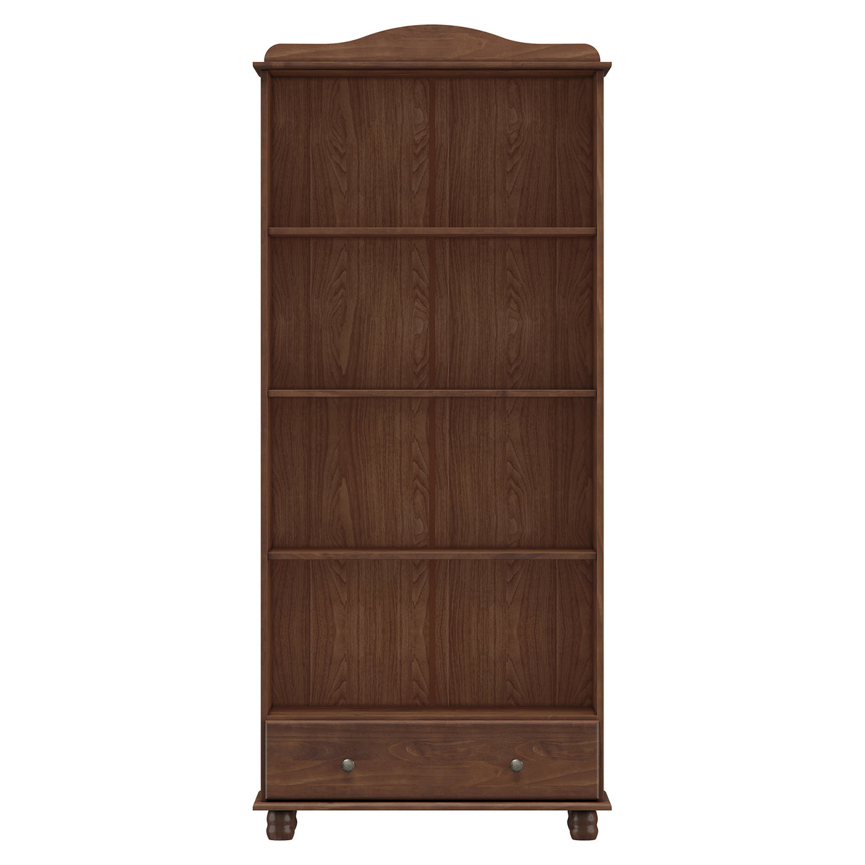 Vitrina Santa Fé 2 Puertas + 1 Cajón Caoba