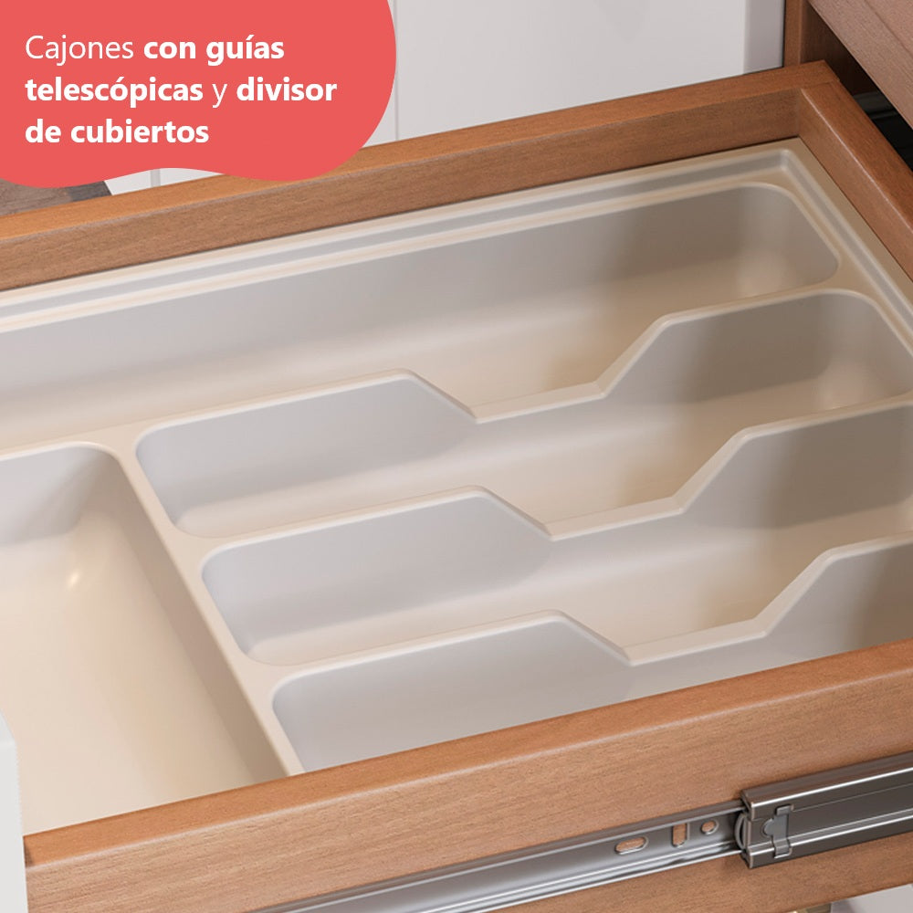 Base de Cocina Macadamia con Cubierta