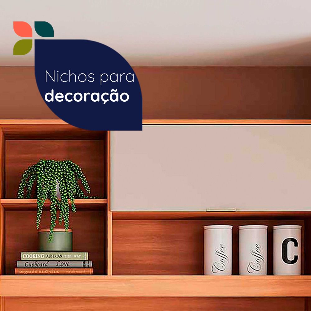 Estante de cocina Castaña 8 Puertas + 3 Cajones