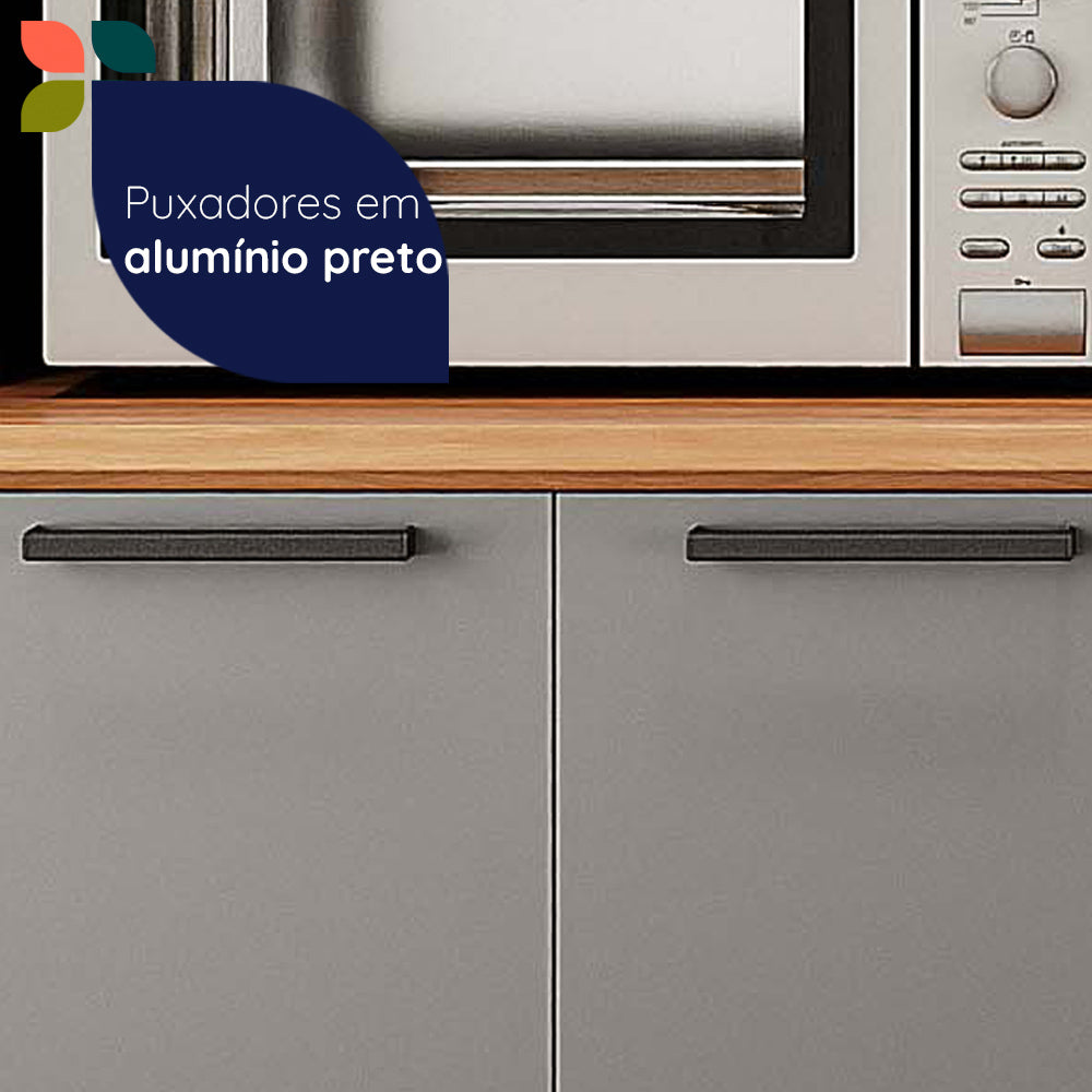 Despensero de Cocina 4 Puertas Castaña