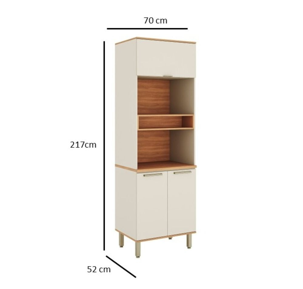 Mueble de Cocina Castaña 4 Módulos Arena - Canela