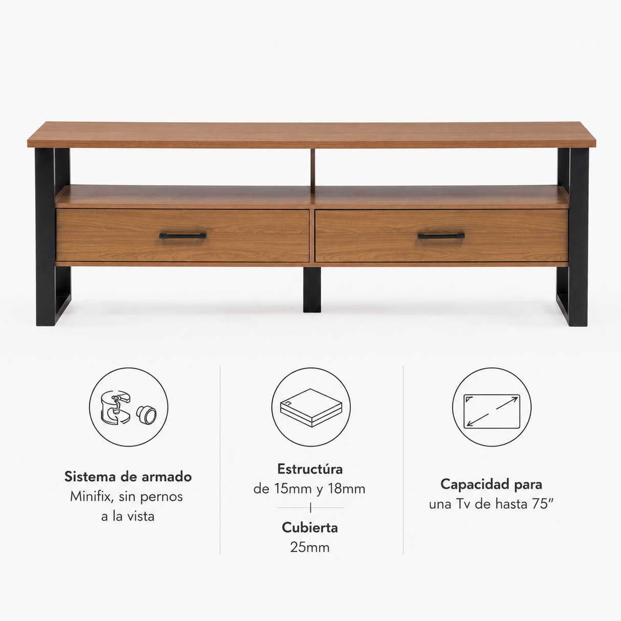 Vitrina Riñihue + Rack Queule