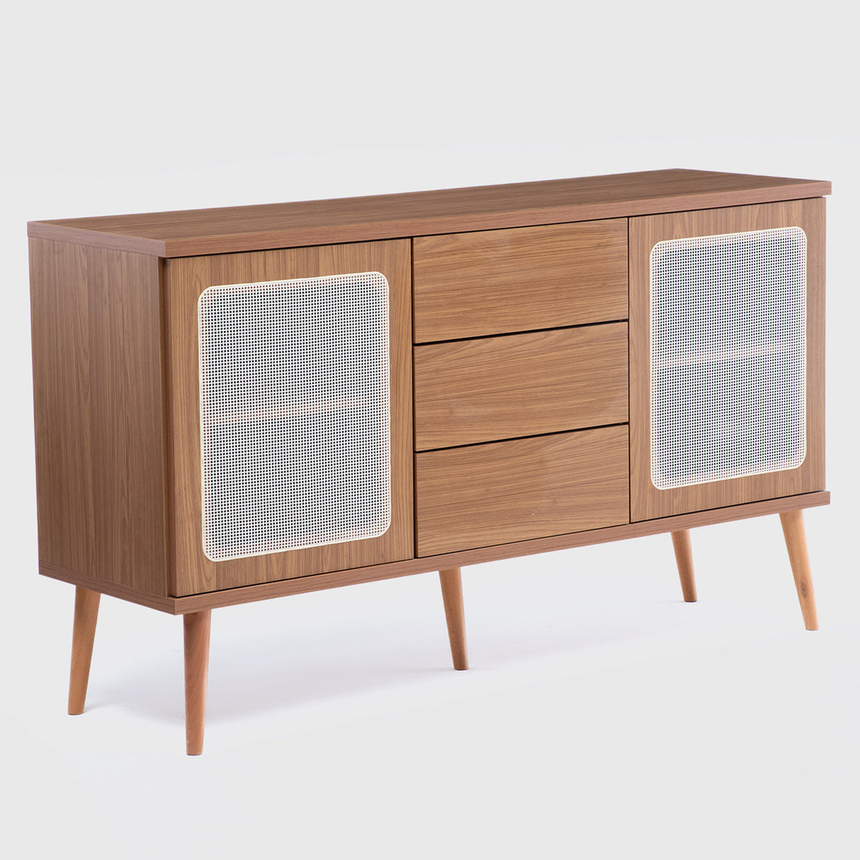 Buffet Alturas 2 Puertas + 3 Cajones Canela