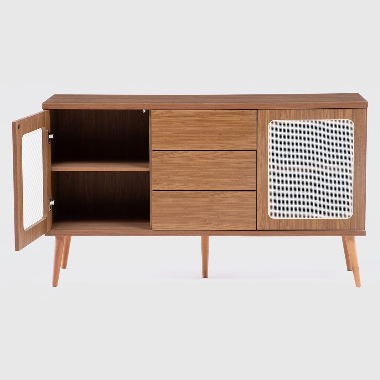 Buffet Alturas 2 Puertas + 3 Cajones Canela