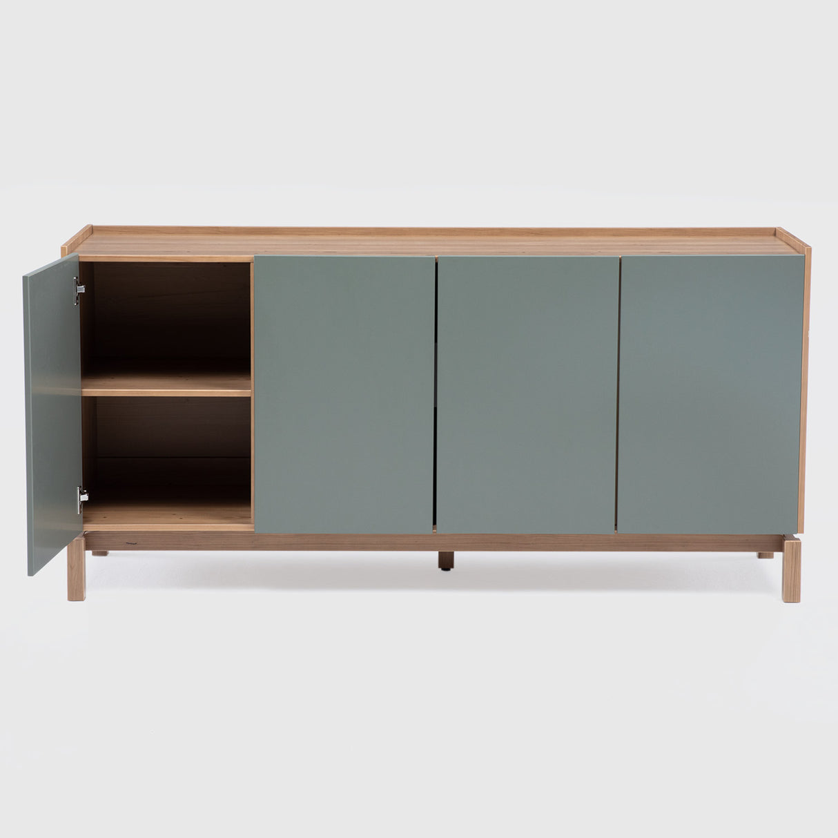 Buffet Barcelona 4P + 1C Verde - Roble