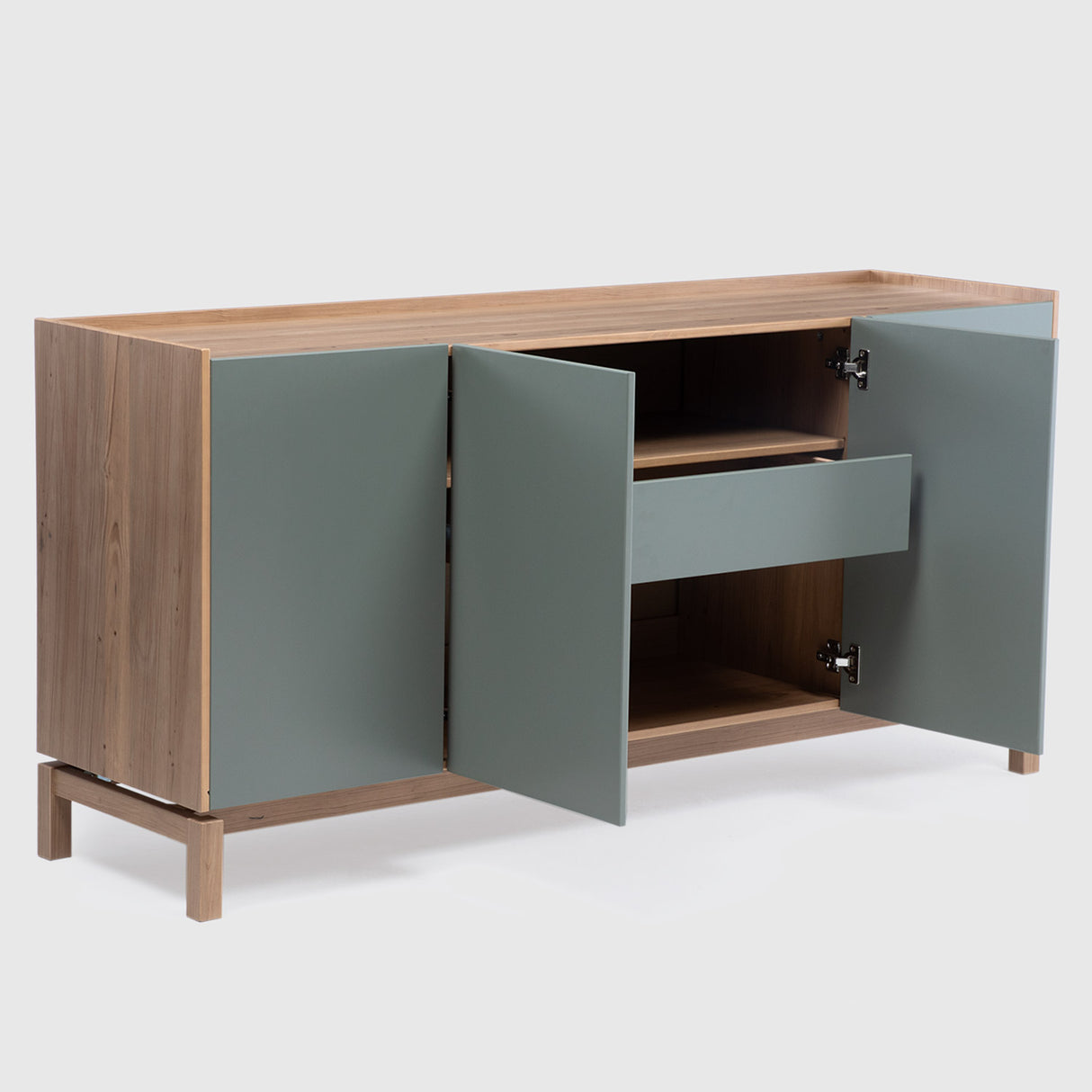 Buffet Barcelona 4P + 1C Verde - Roble