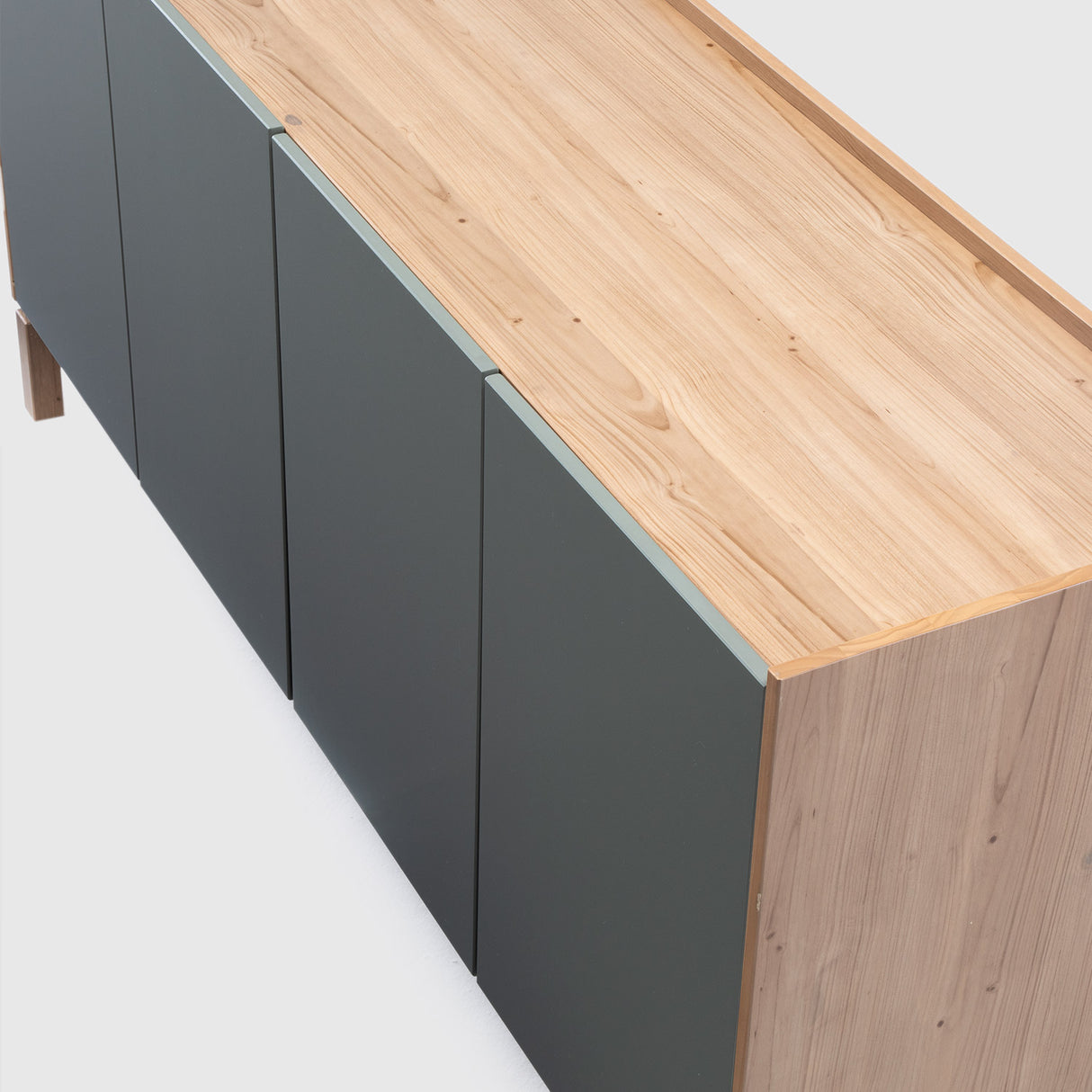 Buffet Barcelona 4P + 1C Verde - Roble