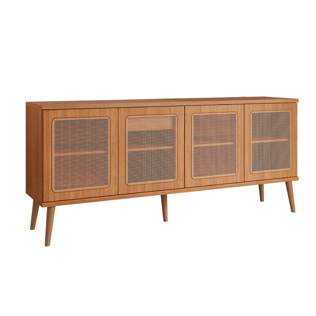 Buffet Alturas 4 Puertas + 1 Cajón Canela