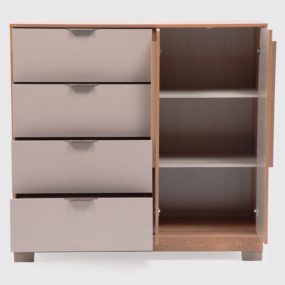 Cómoda Everest 2P + 4C Canela-Titanio