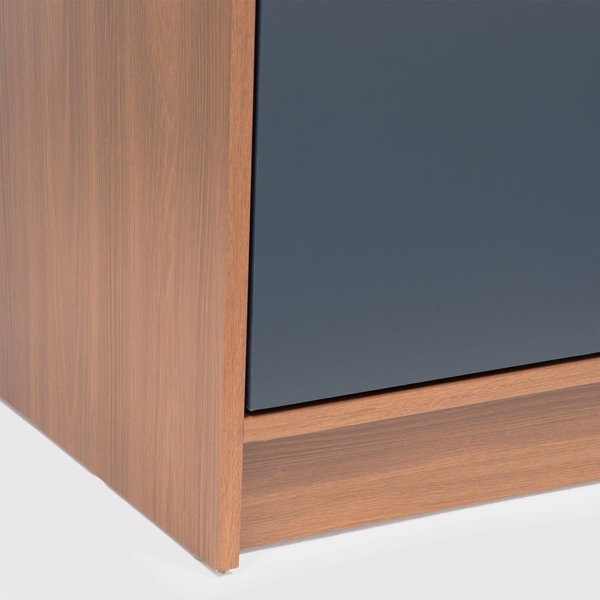 Cómoda Indiana 4 Cajones 1 Puerta Canela - Azul