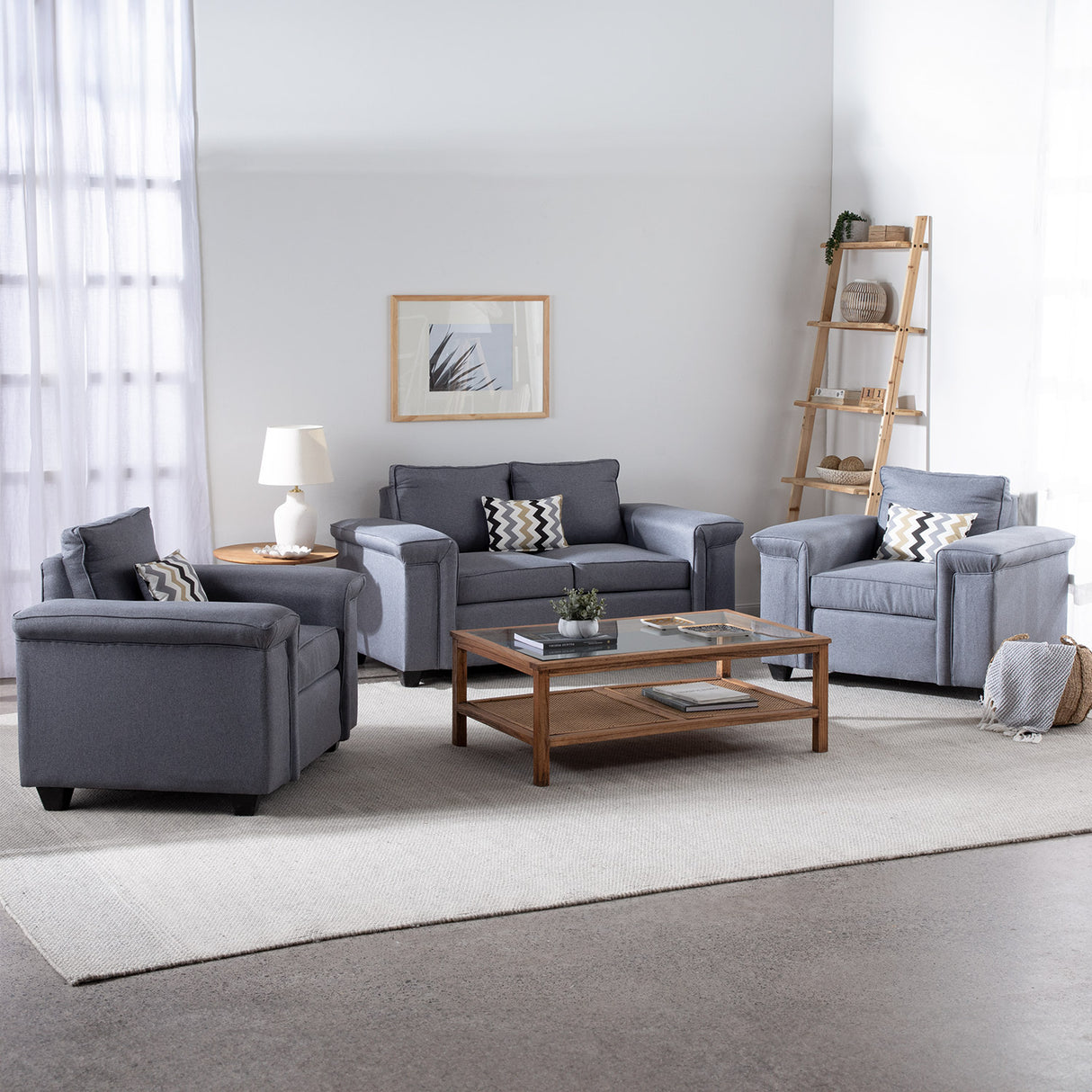 Sofá Antonia 2 Cuerpos + 2 Sillones