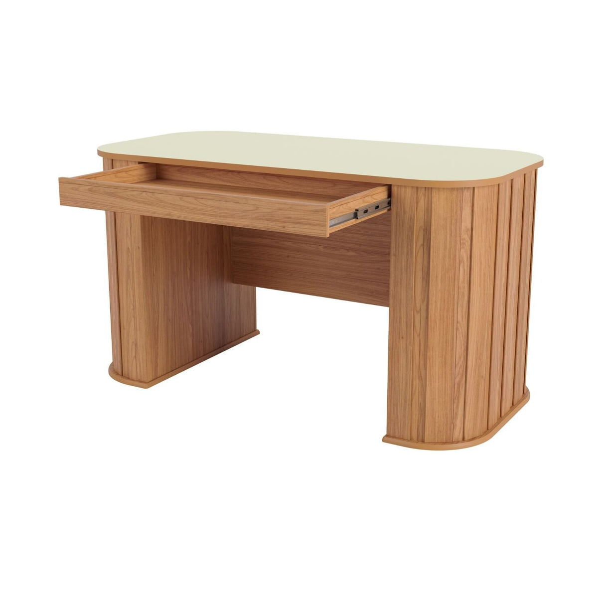 Escritorio Blumenau 1 Cajón Canela-Blanco