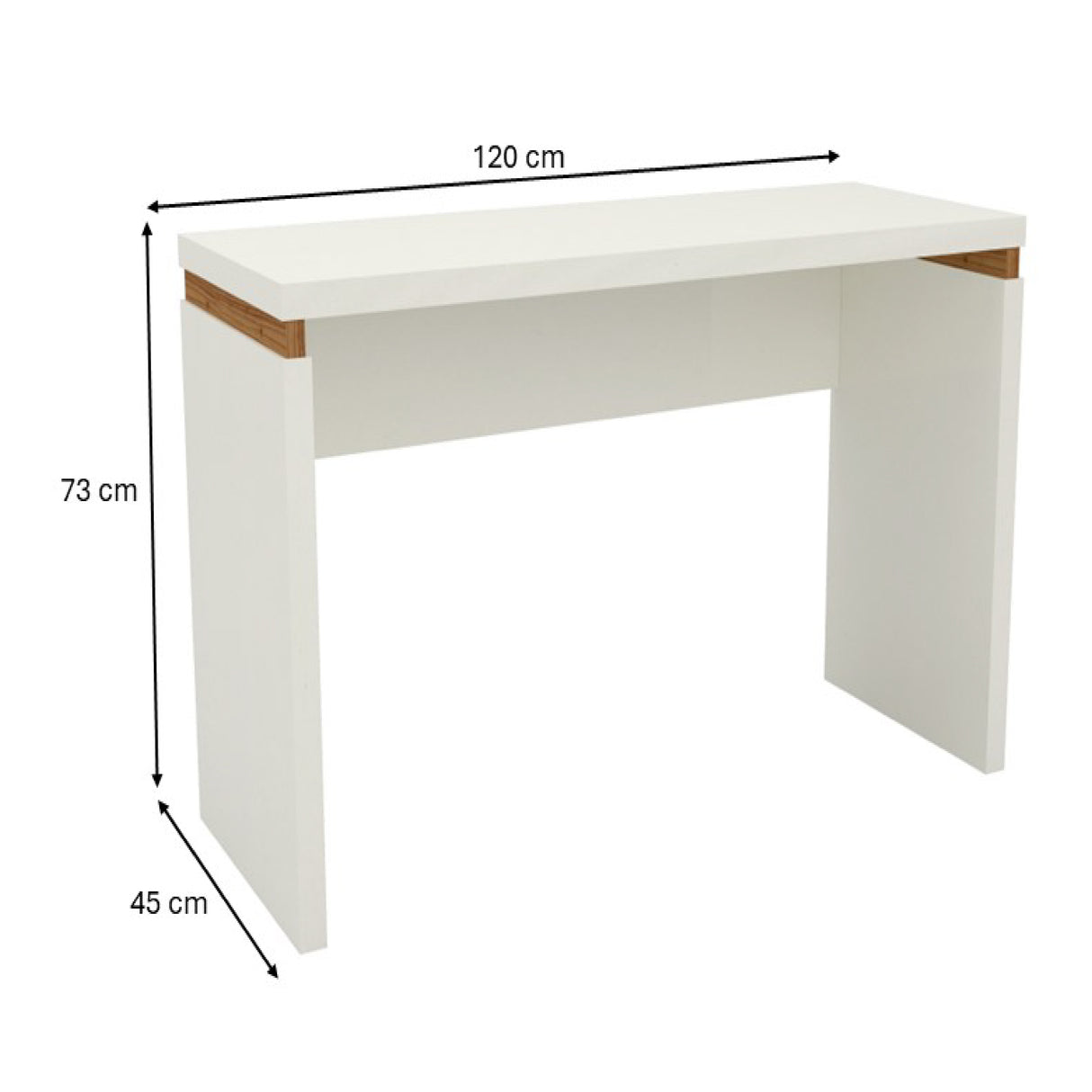 Escritorio Minas Blanco-Canela