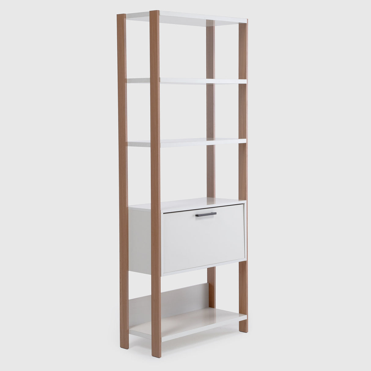 Estante Cucao 1 Puerta Blanco-Canela