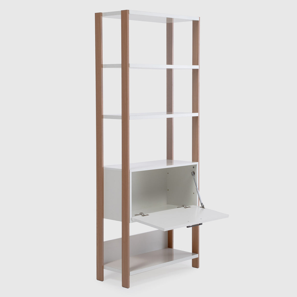 Estante Cucao 1 Puerta Blanco-Canela