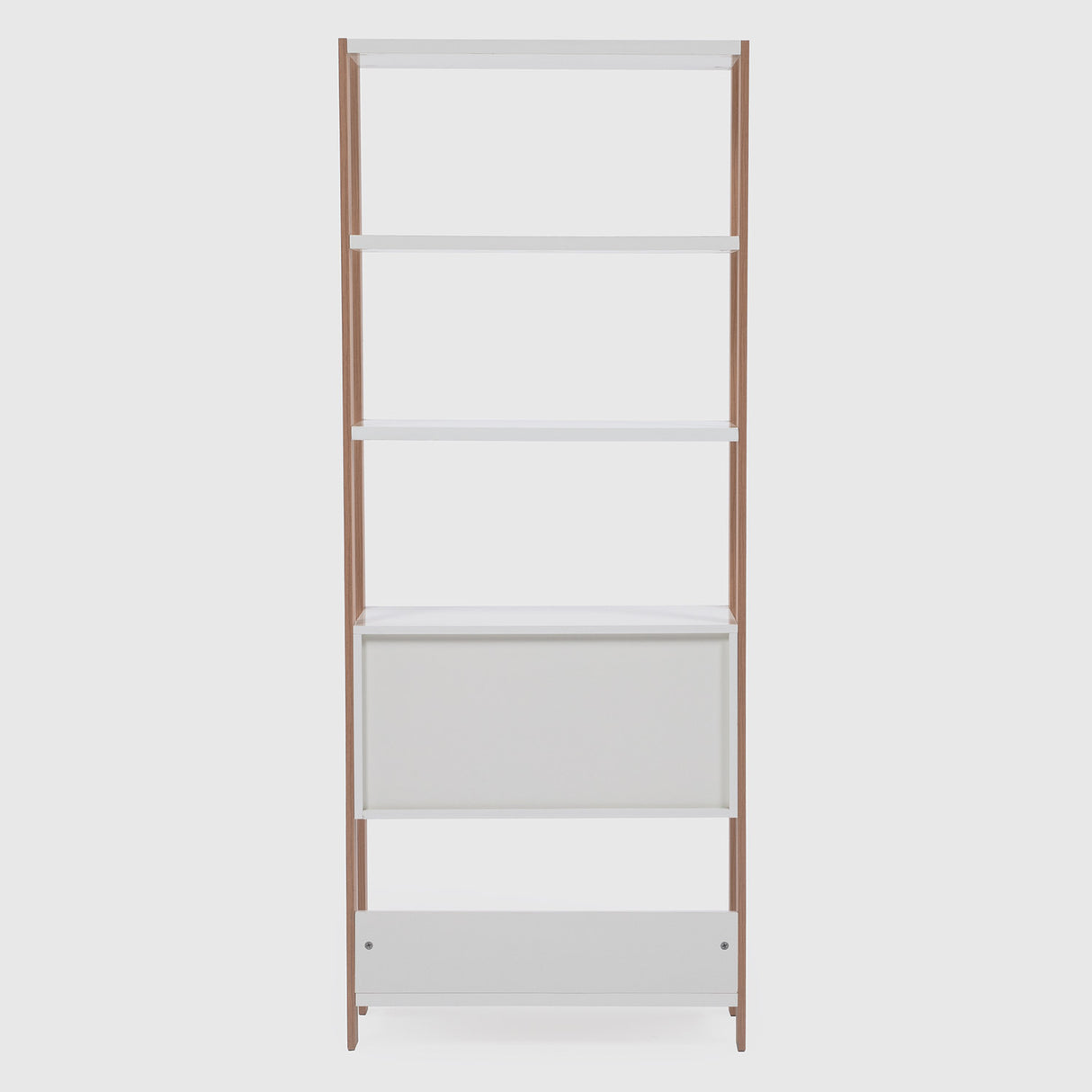 Estante Cucao 1 Puerta Blanco-Canela