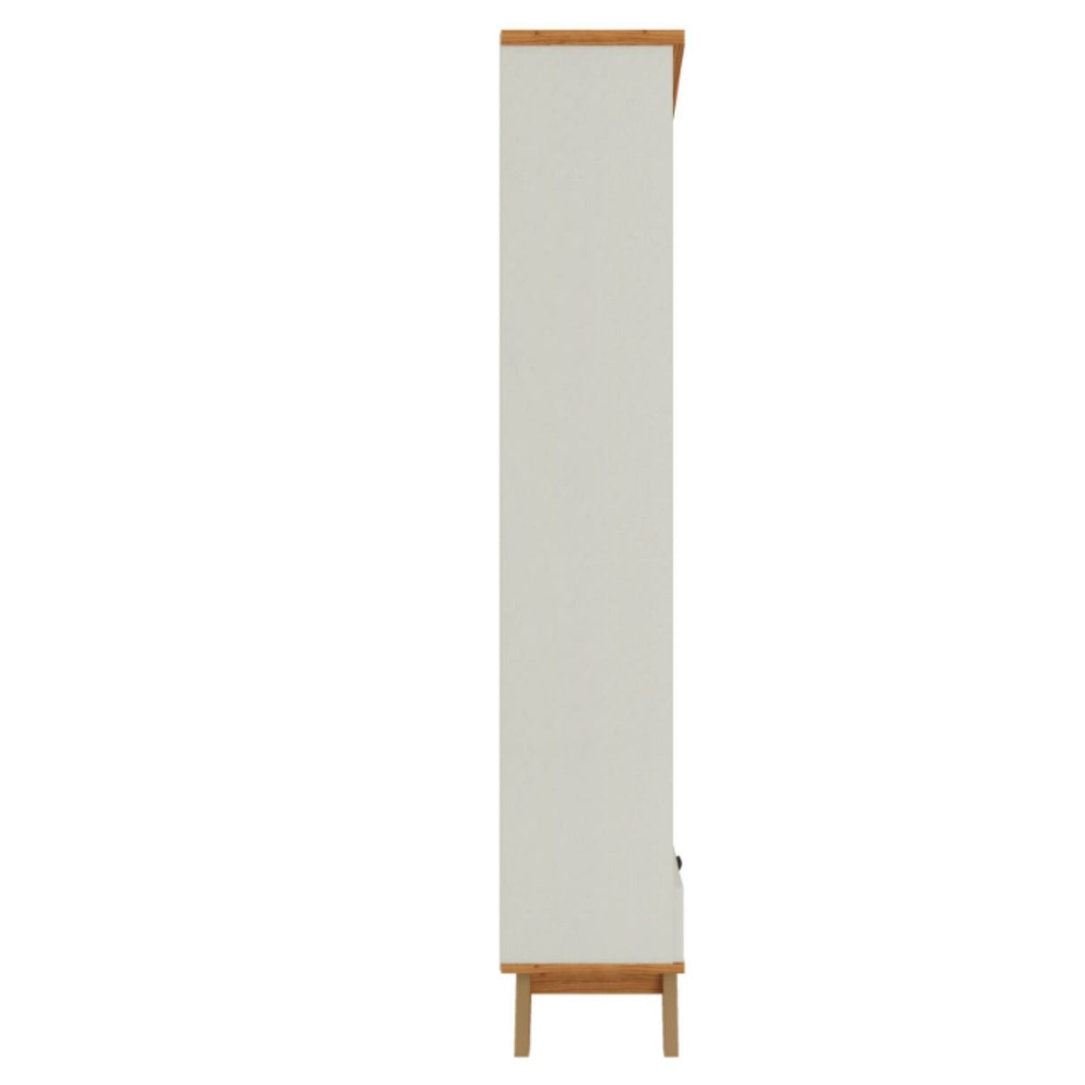 Estante Recife 1 Cajón Blanco-Canela