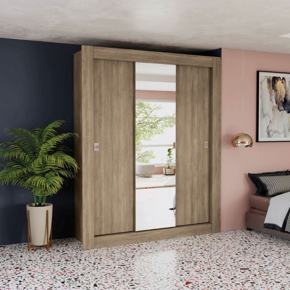 Clóset Machado 3P Nogal