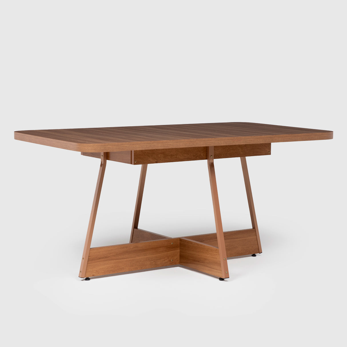 Comedor Río 6 Personas Canela-Avellana