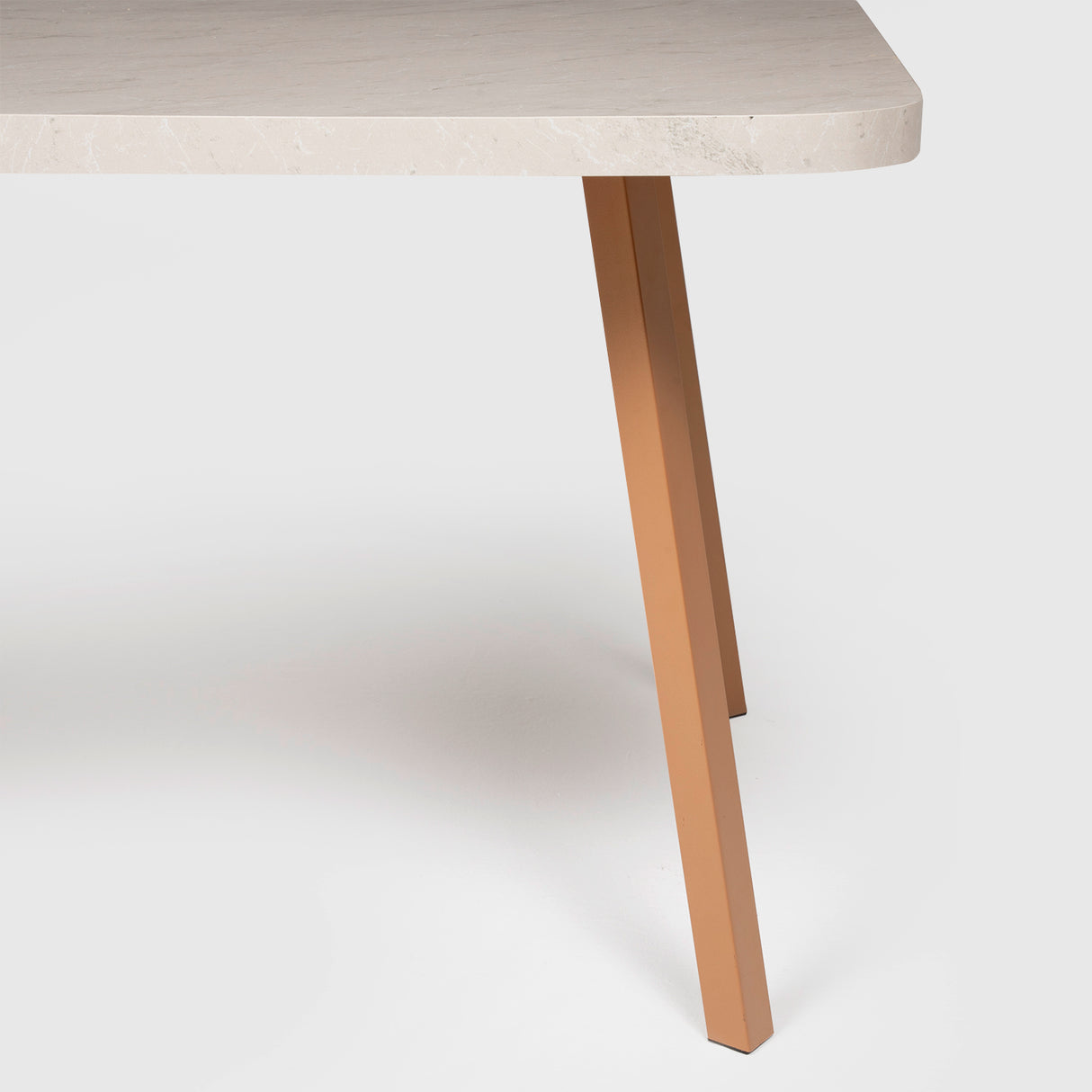 Mesa de Comedor Cubierta tipo Mármol 6 Personas Palmas
