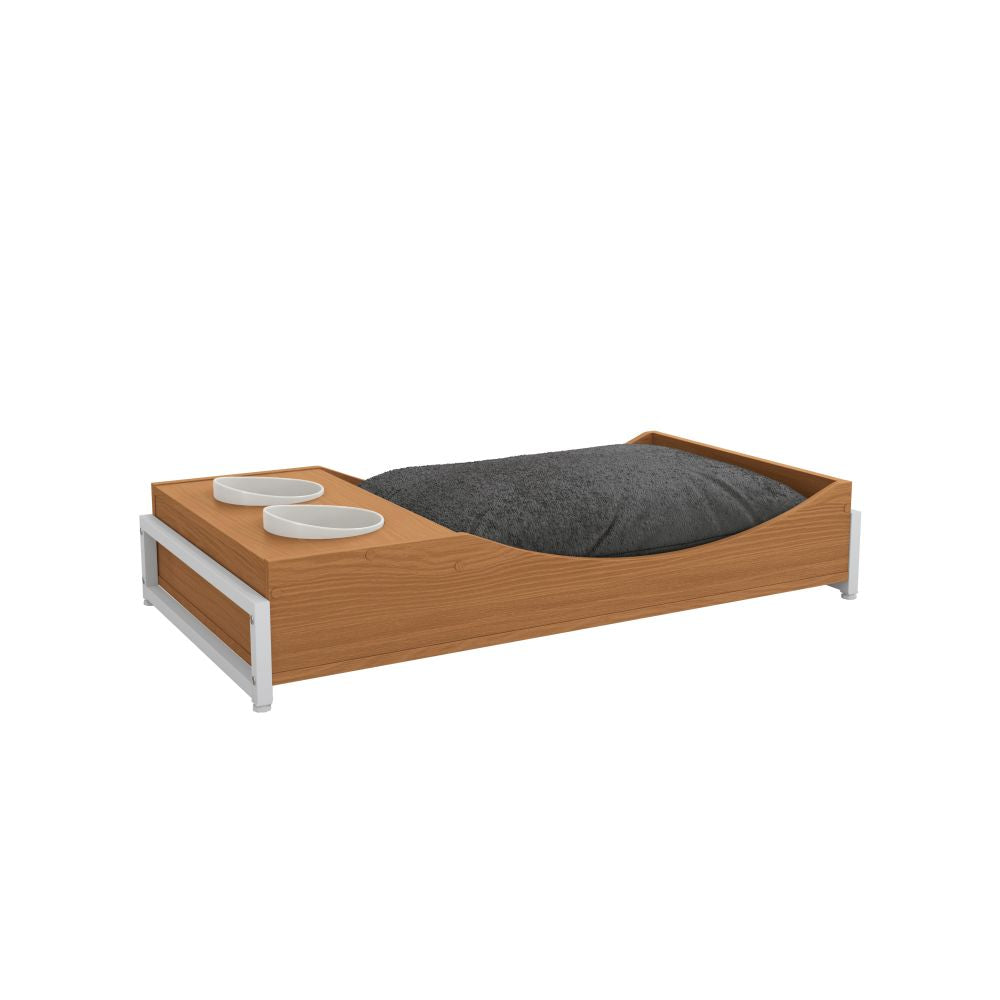 Cama para mascota (con platos incluidos)