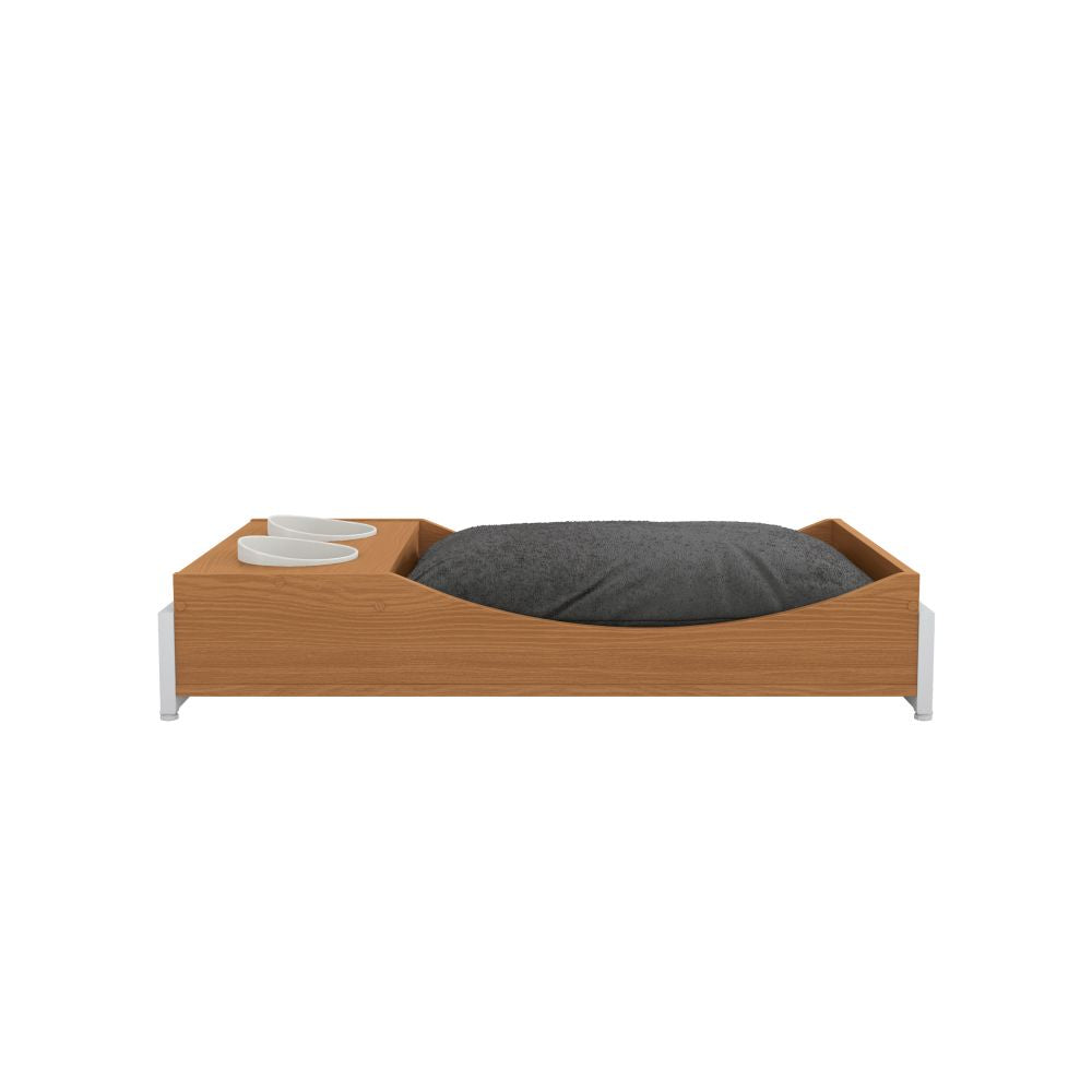 Cama para mascota (con platos incluidos)