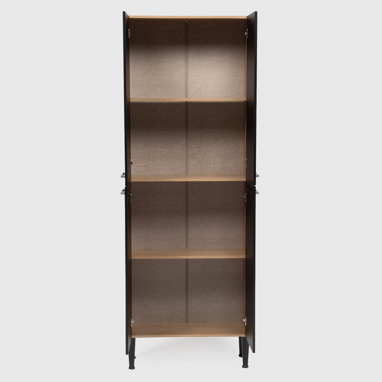 Mueble de cocina Arizona 4 módulos Negro-Oak