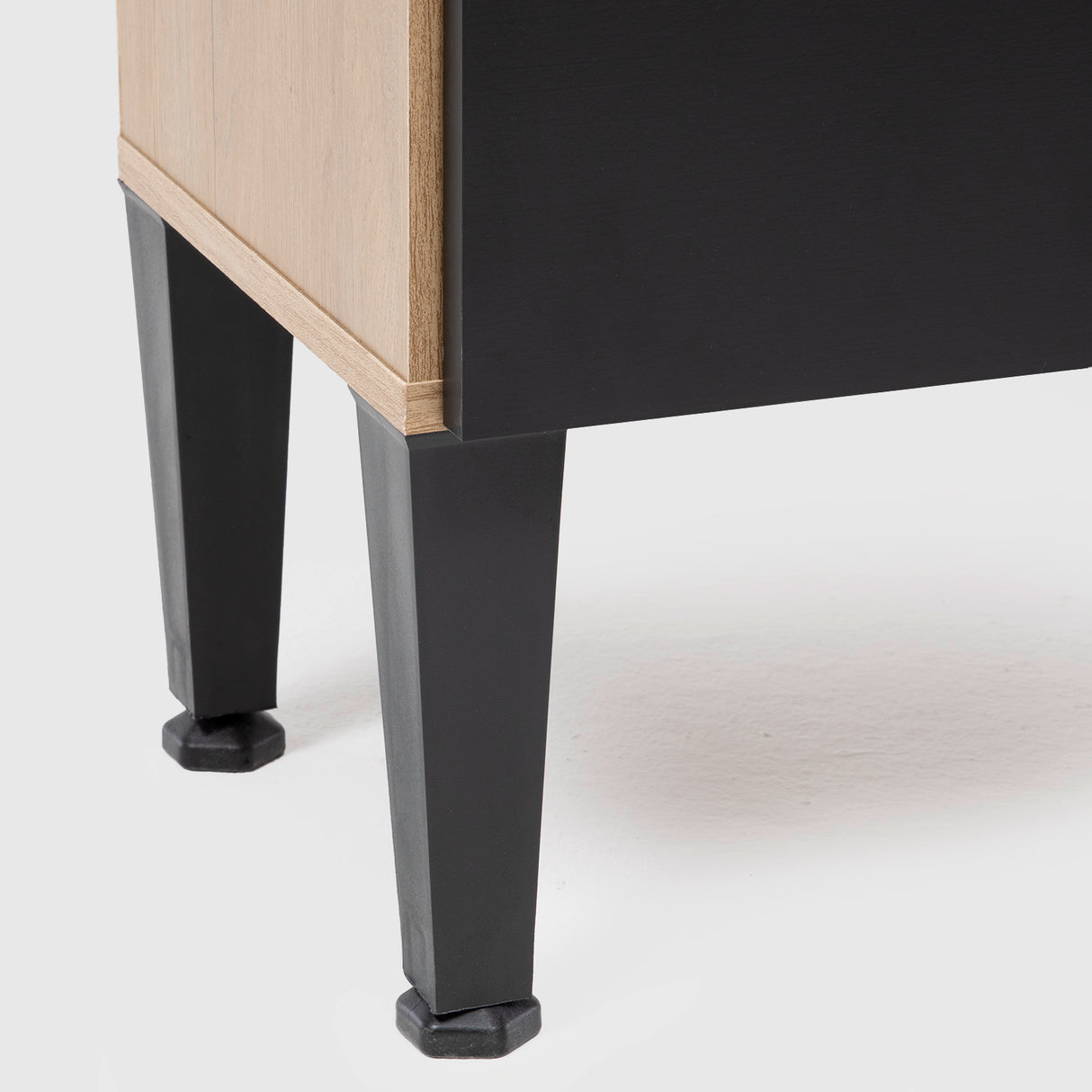 Mueble de cocina Arizona 4 módulos Negro-Oak