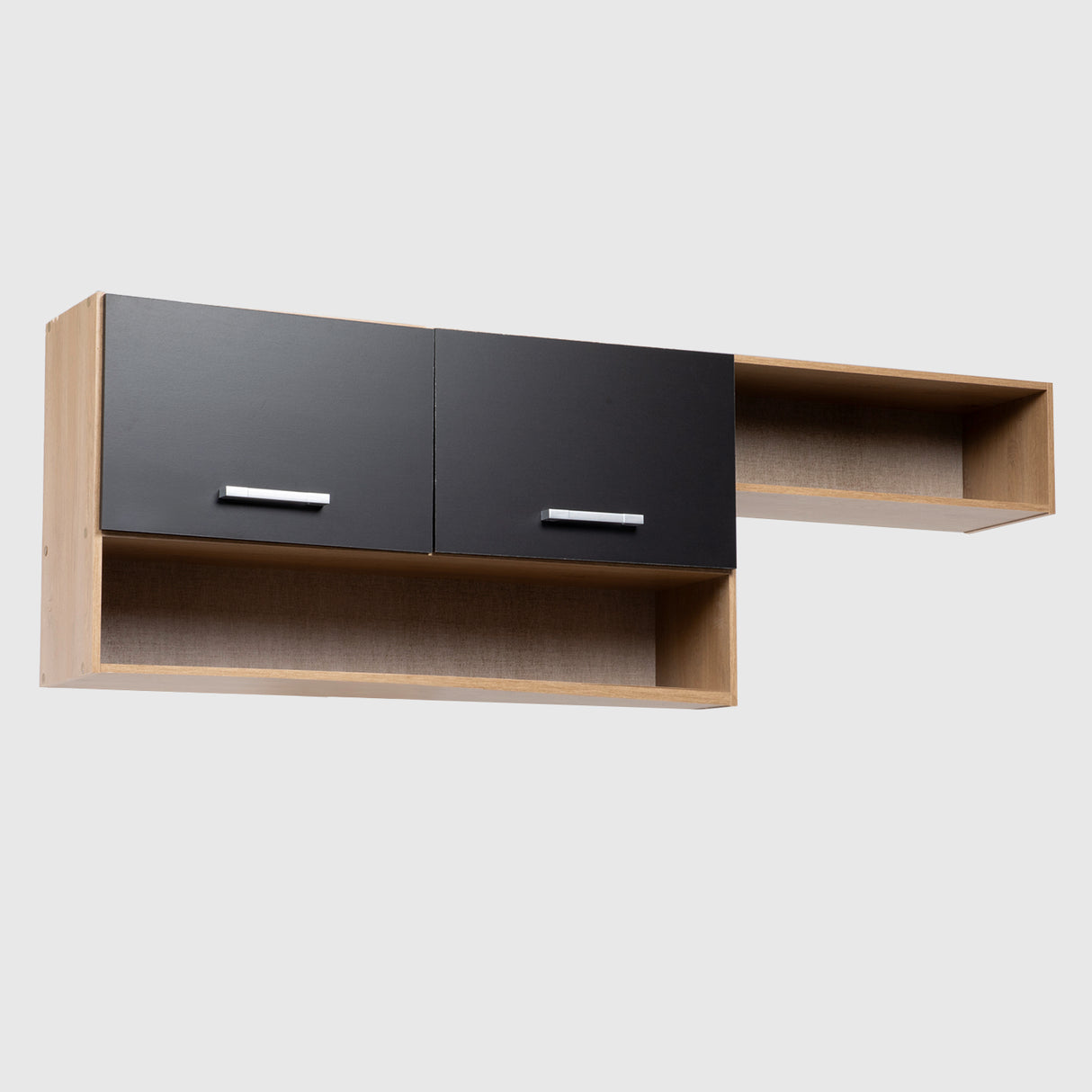 Mueble de cocina Arizona 4 módulos Negro-Oak