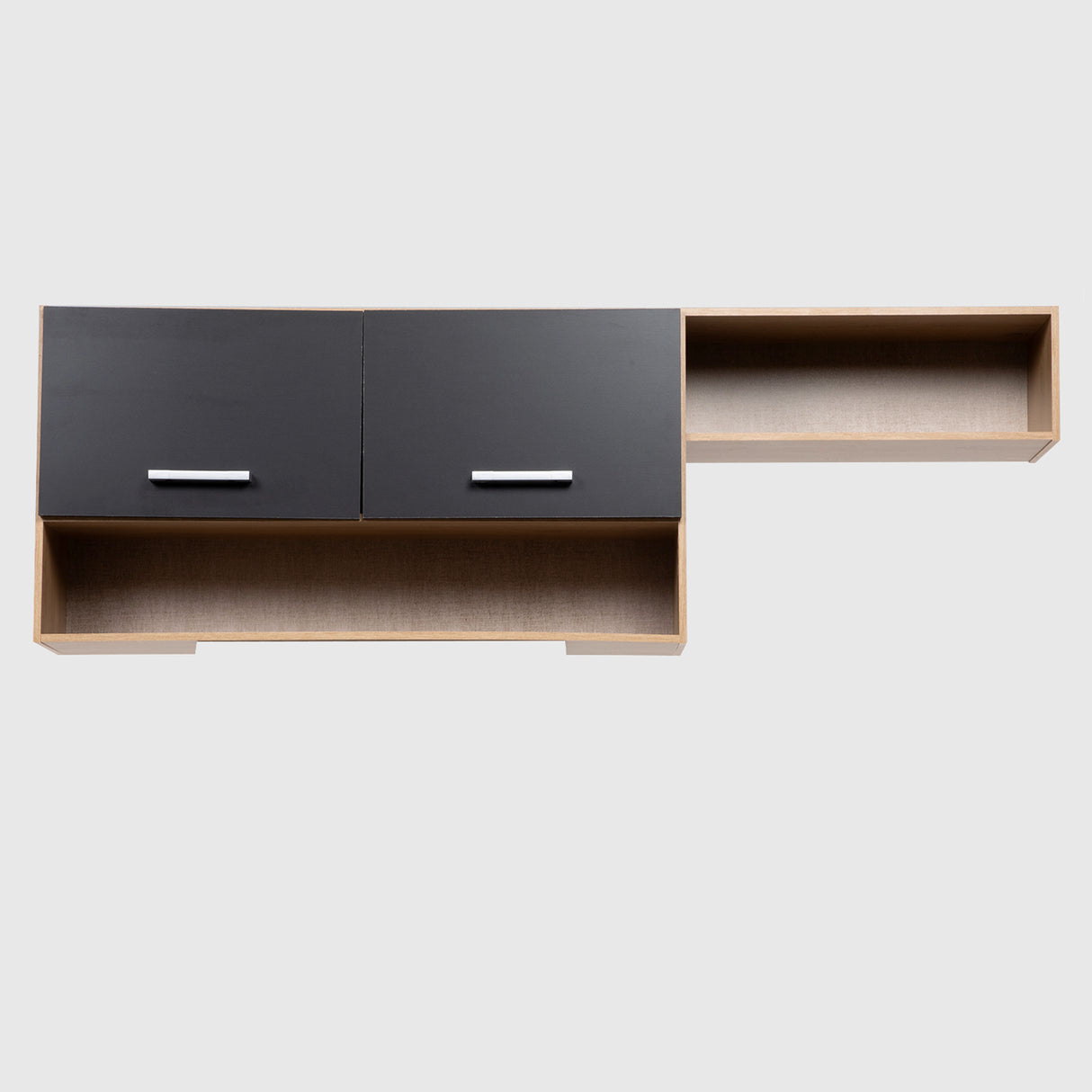 Mueble de cocina Arizona 4 módulos Negro-Oak