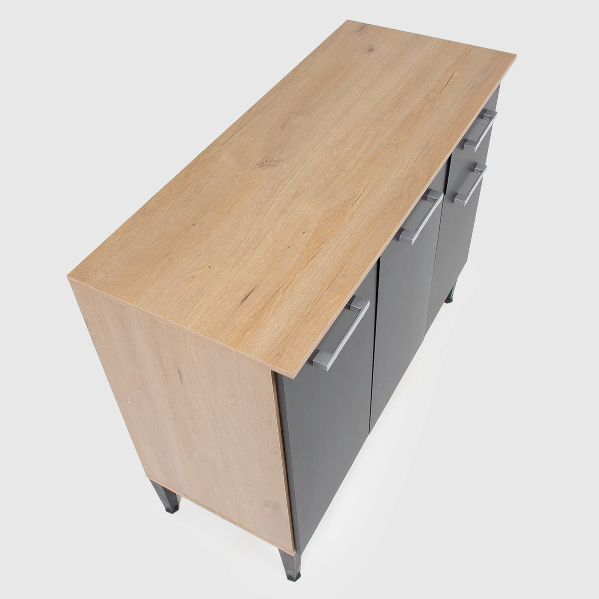 Mueble de cocina Arizona 4 módulos Negro-Oak