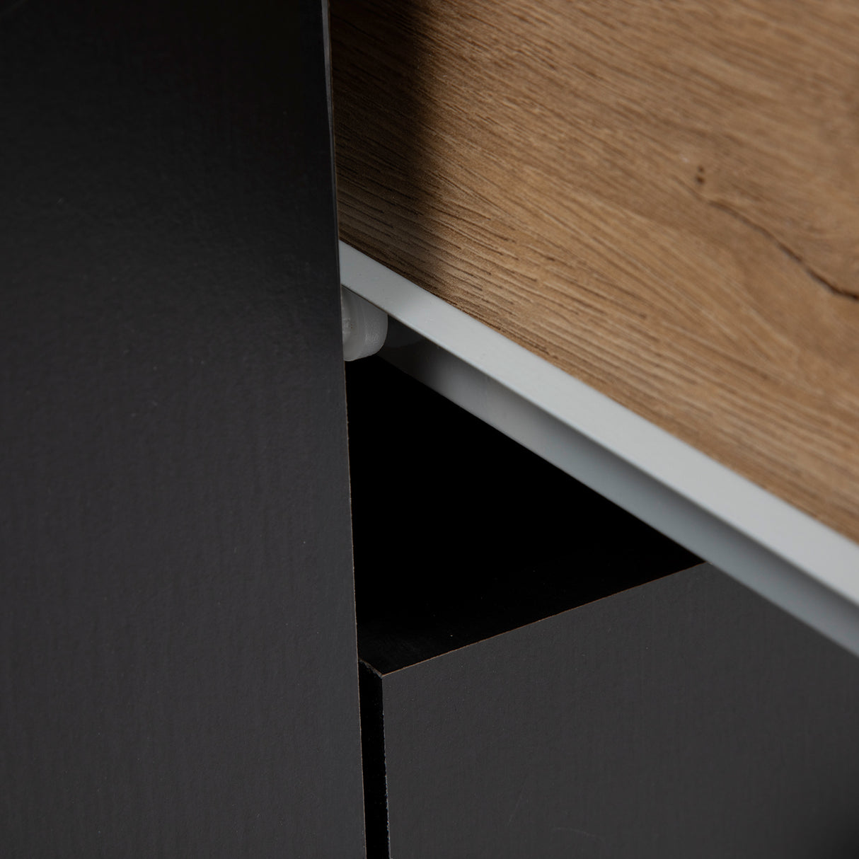 Mueble de cocina Arizona 4 módulos Negro-Oak