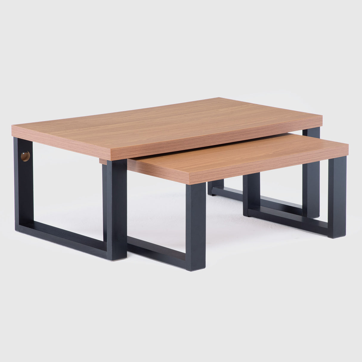 Mesa de Centro Yulton Doble Canela-Negro