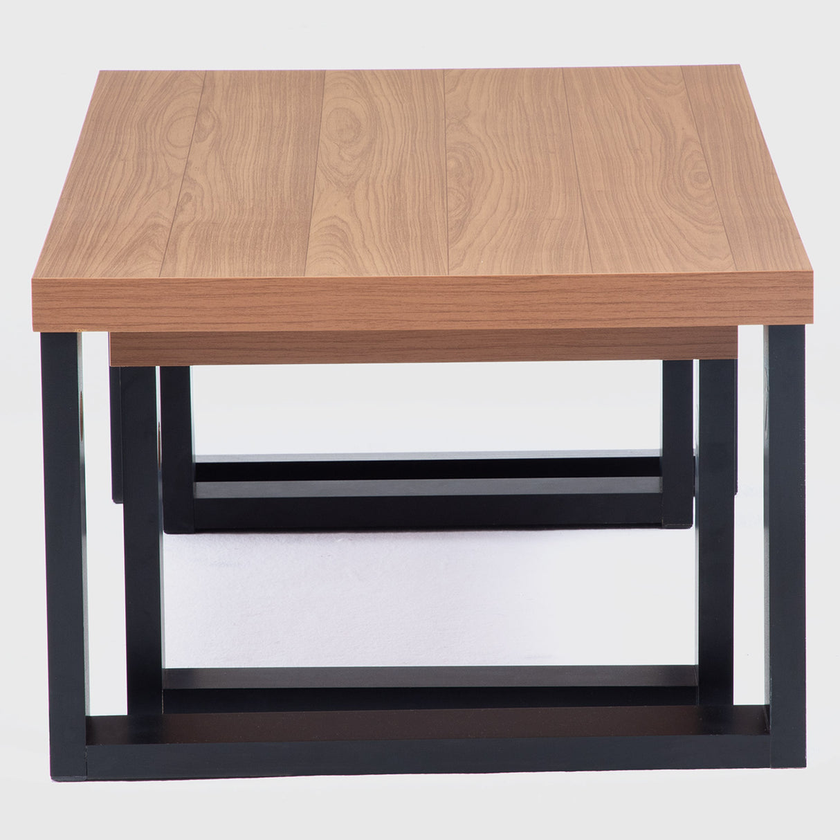 Mesa de Centro Yulton Doble Canela-Negro