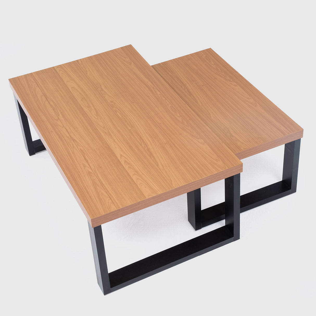 Mesa de Centro Yulton Doble Canela-Negro