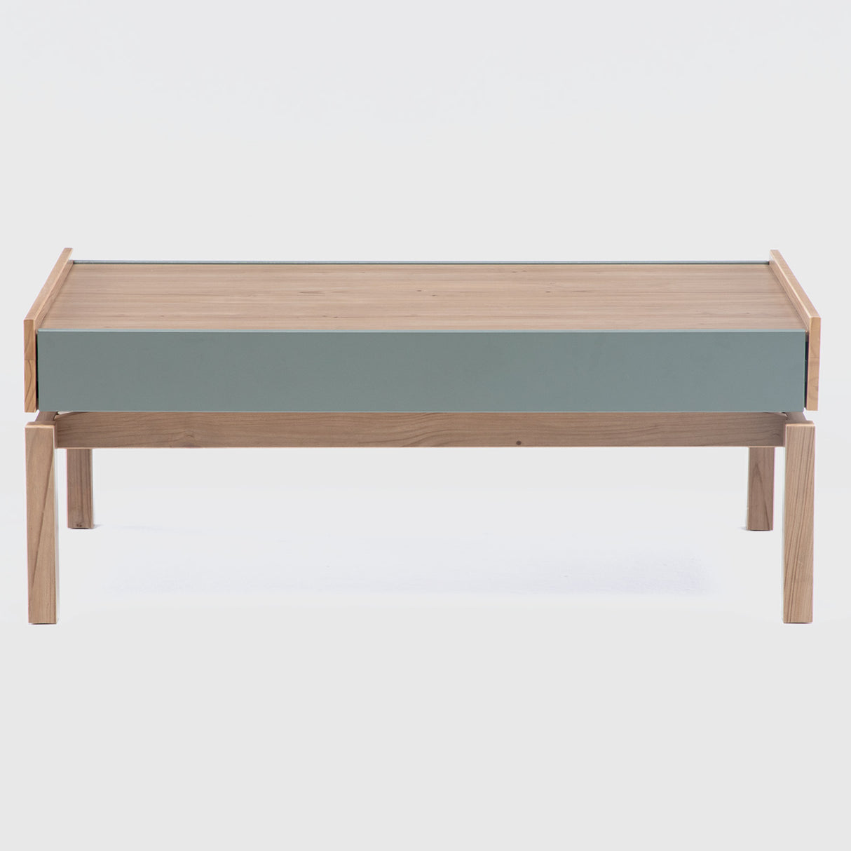 Mesa de Centro Barcelona 1C Verde - Roble