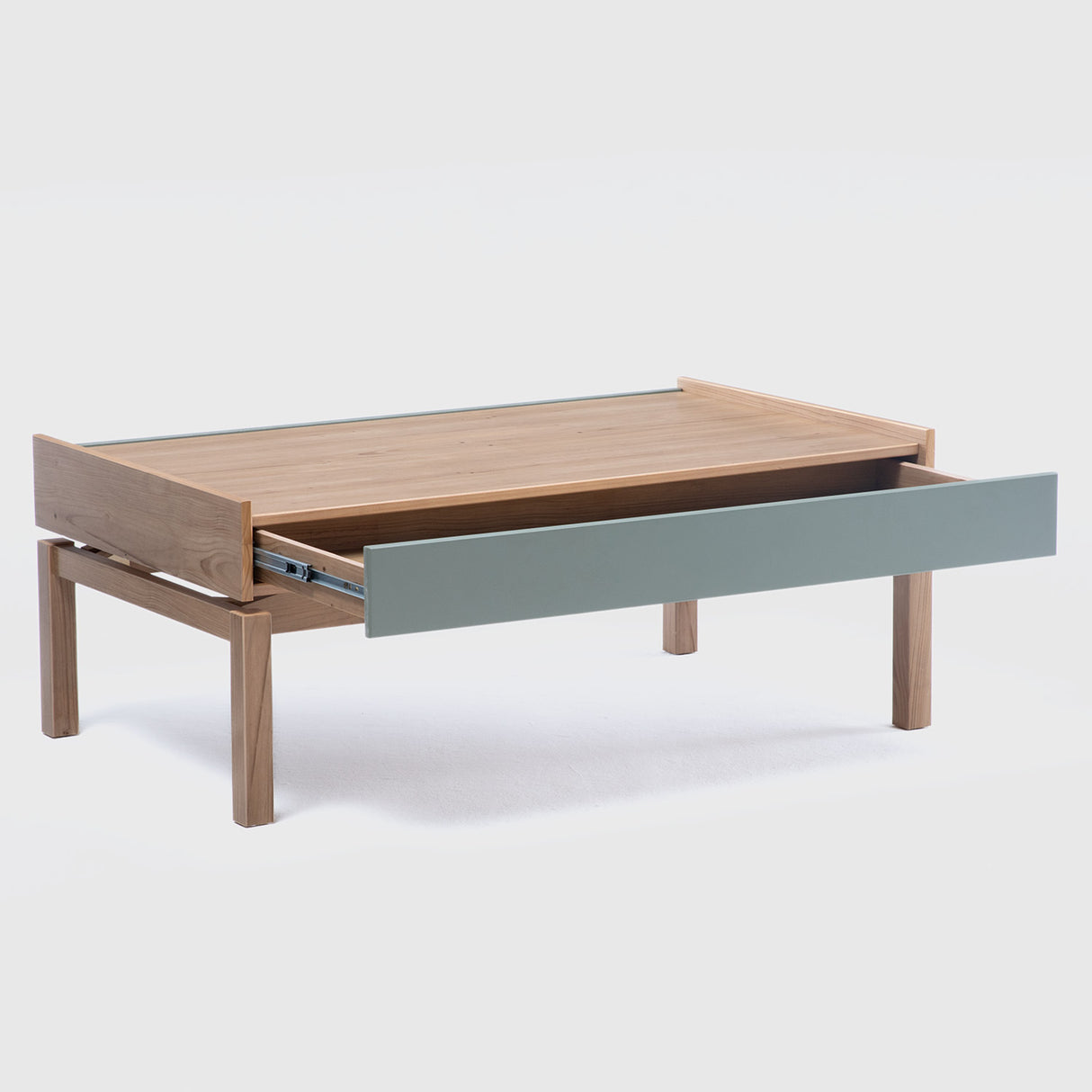 Mesa de Centro Barcelona 1C Verde - Roble