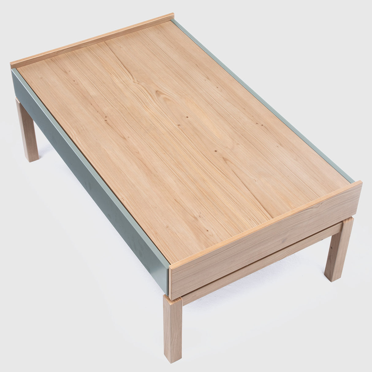 Mesa de Centro Barcelona 1C Verde - Roble