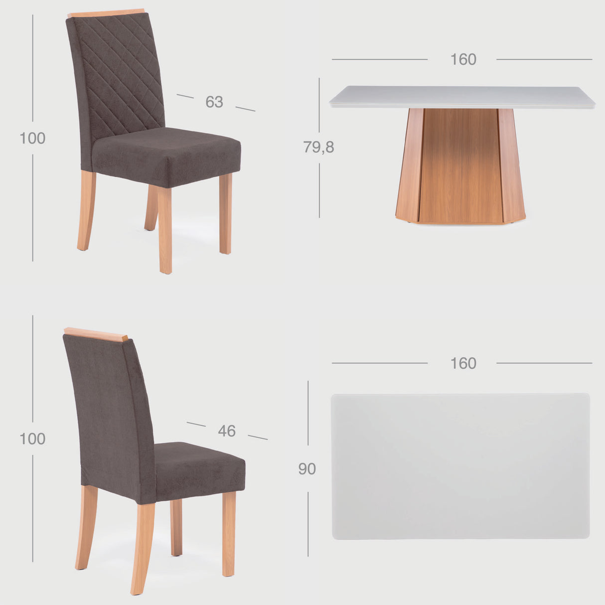 Comedor Ribeira 6 Personas