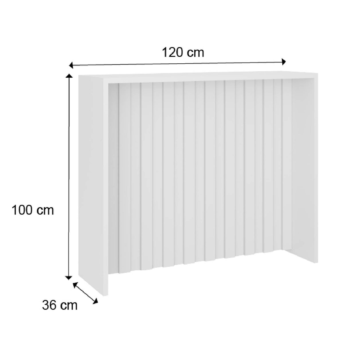 Isla de cocina Pantanal Blanca