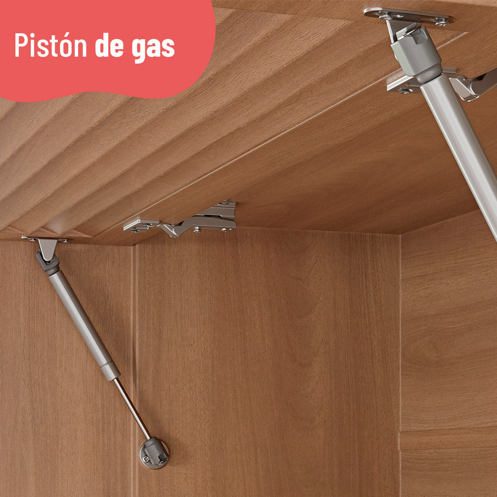 Módulo Aéreo Macadamia 120 cm 1 Puerta Canela