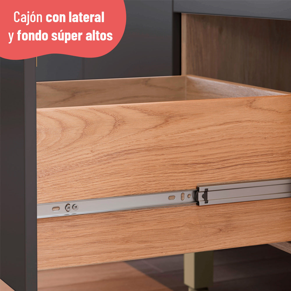 Base de Cocina Macadamia con Cubierta