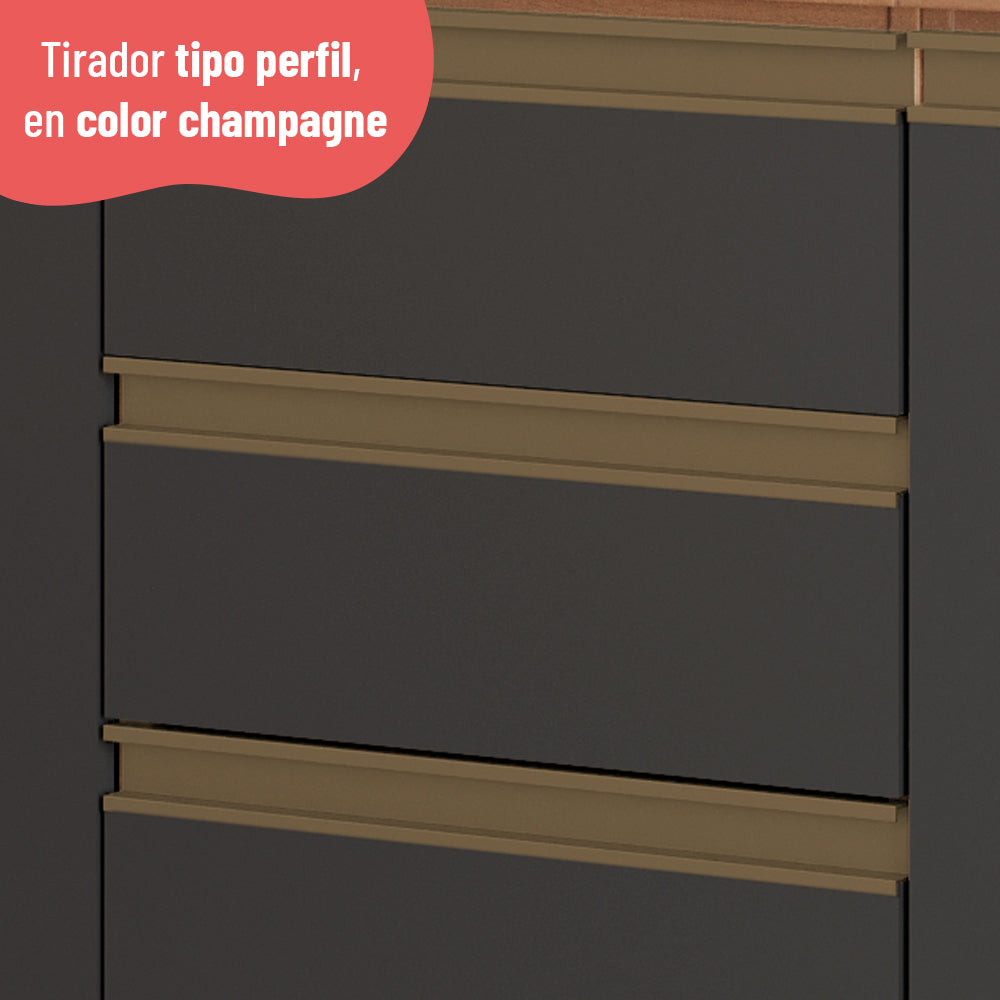 Base de Cocina Macadamia con Cubierta