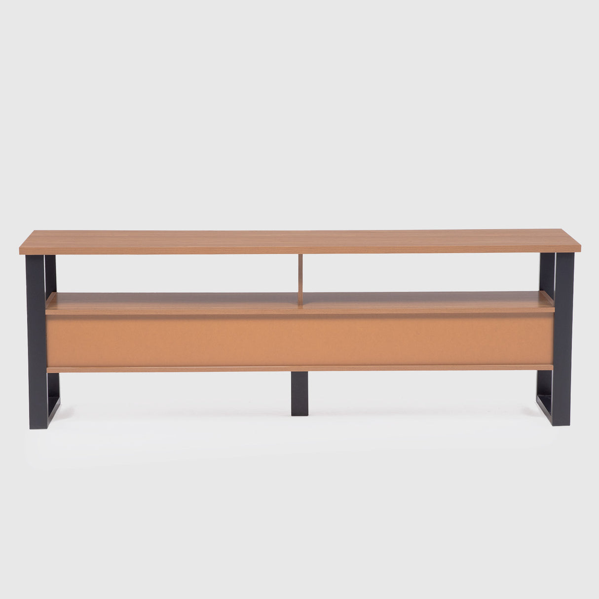 Rack Queule 2 Cajones Canela-Negro (TV 75")