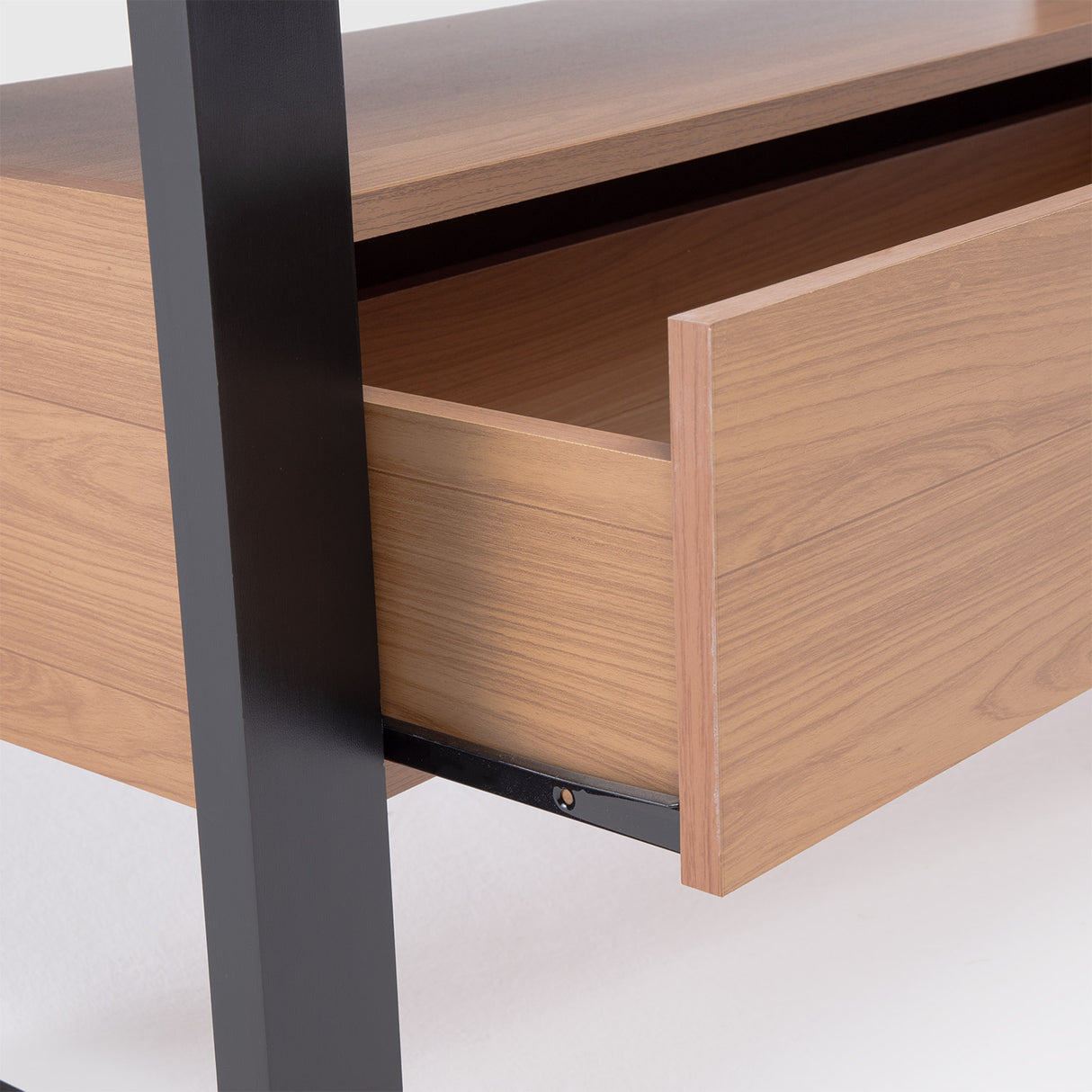 Rack Queule 2 Cajones Canela-Negro (TV 75")