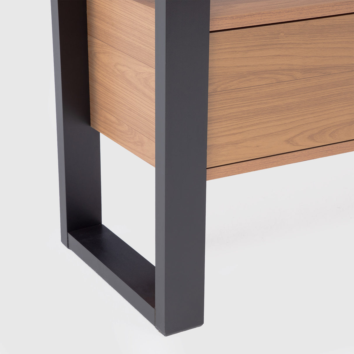 Rack Queule 2 Cajones Canela-Negro (TV 75")