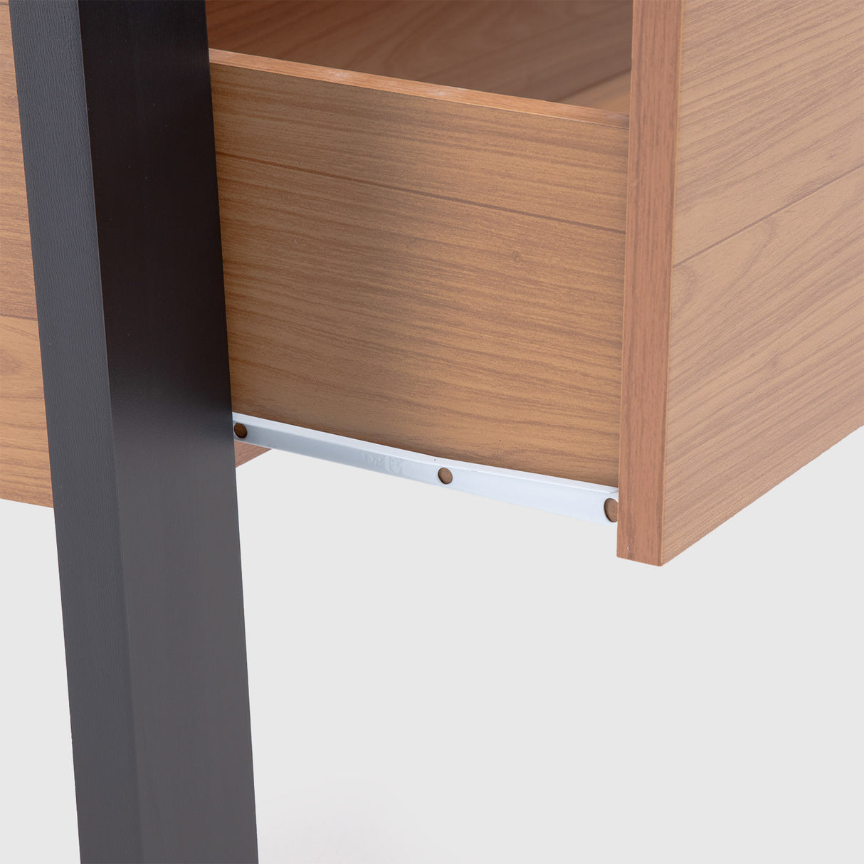 Rack Guayacán 1 Cajón Canela-Negro (TV 55")